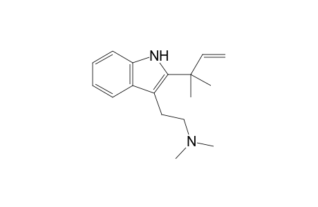 N,N-Dimethyl-2-[2-(2-methylbut-3-en-2-yl)-1H-indol-3-yl]ethanamine