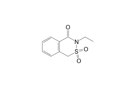 3-ethyl-1H-2,3-benzothiazin-4(3H)-one,2,2-dioxide
