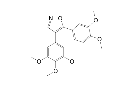 5-(3,4-DIMETHOXYPHENYL)-4-(3,4,5-TRIMETHOXYPHENYL)-ISOXAZOLE