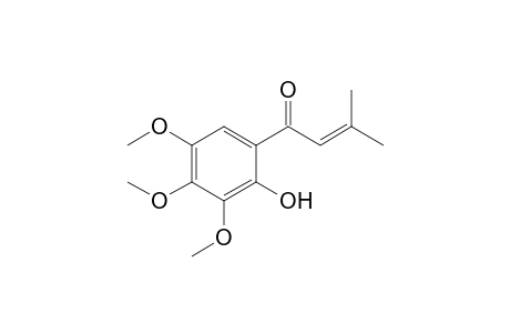 2-Hydroxy-1-(3-methyl-1-oxo-2-butenyl)-3,4,5-trimethoxybenzene