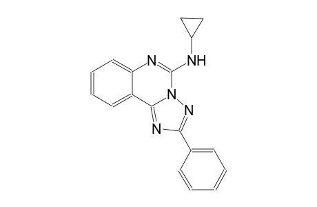 [1,2,4]triazolo[1,5-c]quinazolin-5-amine, N-cyclopropyl-2-phenyl-