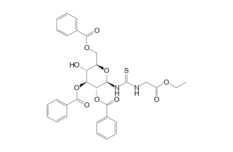 N-[(Ethoxycarbonyl)methyl]-N'-[(2',3',6'-tribenzoyl)-.beta.-D-glucopyranosyl]thiourea