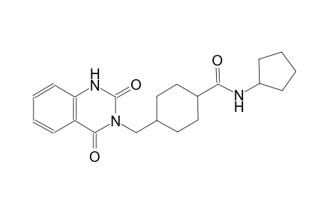 N-cyclopentyl-4-[(2,4-dioxo-1,4-dihydro-3(2H)-quinazolinyl)methyl]cyclohexanecarboxamide