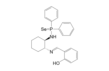 trans-1-N-(2-Hydroxyphenylmethylene)amino-2-N'-(diphenylselenoxophosphino)aminocyclohexane