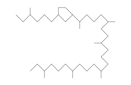 1-(1,5,8,12,16,20-Hexamethyl-docosyl)-3-(4-methyl-hexyl)-cyclopentane