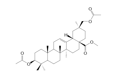 3.beta.,30-Diacetoxy-olean-12-en-oic-acid,methylester