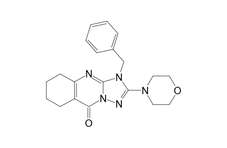 3-(benzyl)-2-morpholino-5,6,7,8-tetrahydro-[1,2,4]triazolo[5,1-b]quinazolin-9-one