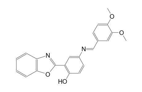 phenol, 2-(2-benzoxazolyl)-4-[[(E)-(3,4-dimethoxyphenyl)methylidene]amino]-