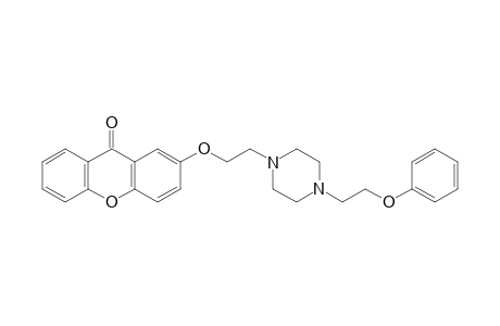2-(2-(4-(2-Phenoxyethyl)piperazin-1-yl)ethoxy)-9Hxanthen-9-one