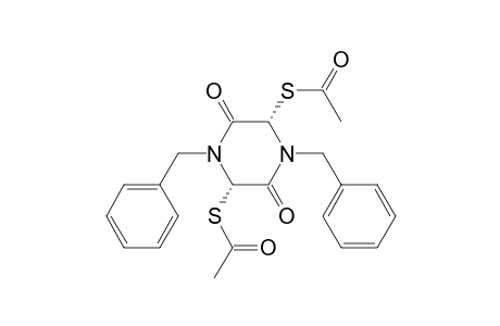 cis-3,6-di(acetylthio)-1,4-dibenzylpiperazine-2,5-dione