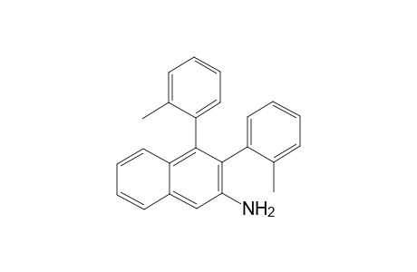 3,4-Bis(2-methylphenyl)naphthalen-2-amine