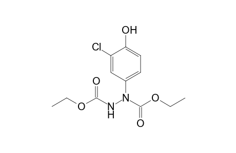 Ethyl N-(3-chloranyl-4-oxidanyl-phenyl)-N-(ethoxycarbonylamino)carbamate