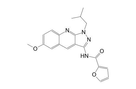 N-(1-isobutyl-6-methoxy-1H-pyrazolo[3,4-b]quinolin-3-yl)-2-furamide