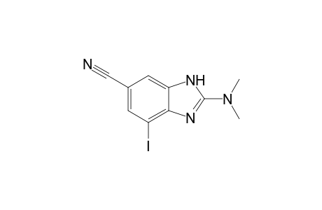 2-(Dimethylamino)-4-iodo-1H-benzimidazole-6-carbonitrile