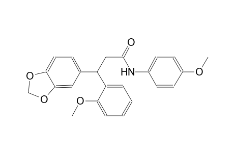 1,3-benzodioxole-5-propanamide, beta-(2-methoxyphenyl)-N-(4-methoxyphenyl)-