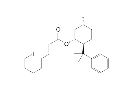 (1R,2S,5R)-5-Methyl-2-(1'-methyl-1'-phenylethyl)cyclohexyl 8-iodoocta-2,7-dienoate