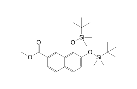 1,2-Bis(tert-butyldimethylsiloxy)-7-carbomethoxynaphthalene