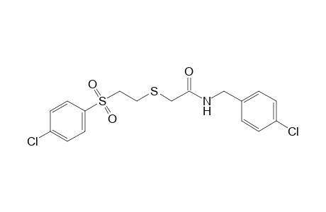 N-(p-chlorobenzyl)-2-{{2-[(p-chlorophenyl)sulfonyl]ethyl}thio}acetanilide