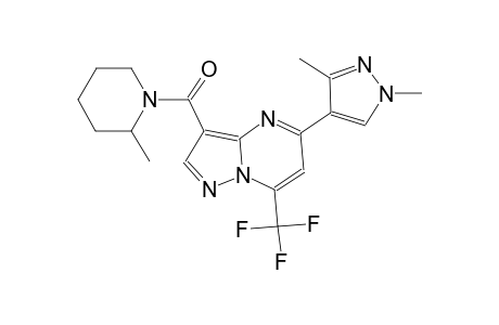 5-(1,3-dimethyl-1H-pyrazol-4-yl)-3-[(2-methyl-1-piperidinyl)carbonyl]-7-(trifluoromethyl)pyrazolo[1,5-a]pyrimidine