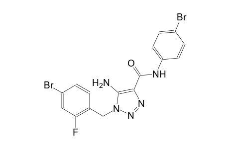 1H-1,2,3-triazole-4-carboxamide, 5-amino-1-[(4-bromo-2-fluorophenyl)methyl]-N-(4-bromophenyl)-