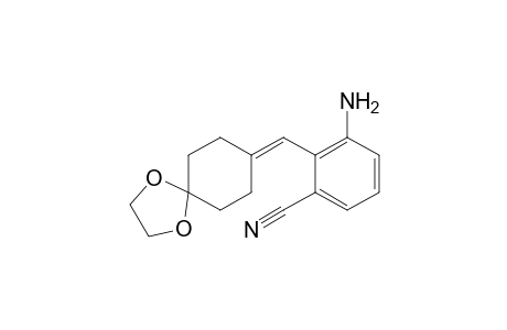 3-Amino-2-(1,4-dioxaspiro[4.5]dec-8-ylidenemethyl)benzonitrile