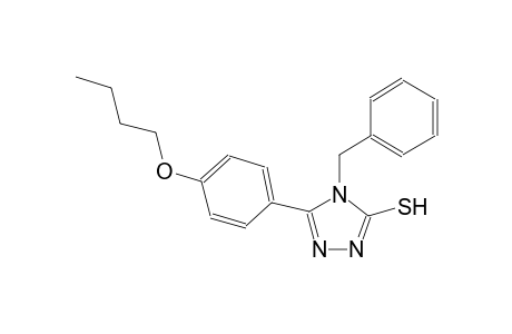 4H-1,2,4-triazole-3-thiol, 5-(4-butoxyphenyl)-4-(phenylmethyl)-