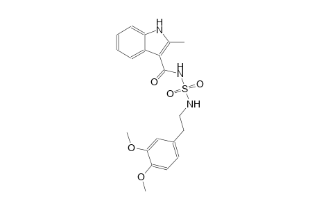 N-[2-(3,4-dimethoxyphenyl)ethyl]-N'-[(2-methyl-1H-indol-3-yl)carbonyl]sulfamide
