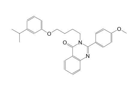 3-[4-(3-isopropylphenoxy)butyl]-2-(4-methoxyphenyl)-4(3H)-quinazolinone