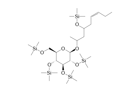 .beta.-D-Glucopyranoside, (5Z)-1-methyl-3-hydroxy-5-octen-1-yl, 5tms