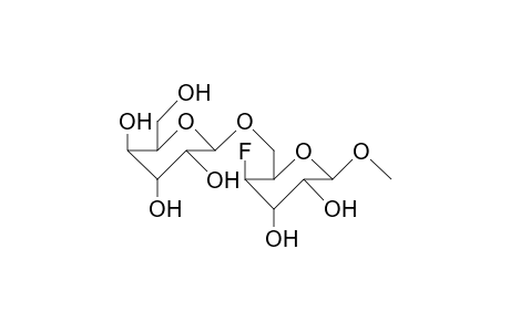 4-Deoxy-4-fluoro-6-O-B-D-galactopyranosyl-methyl-B-D-galactopyranoside