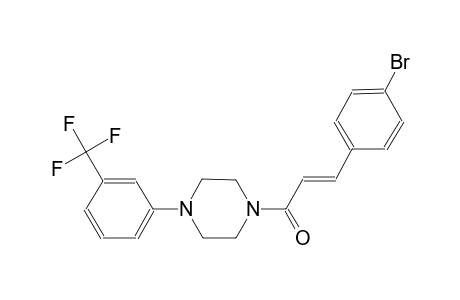 1-[(2E)-3-(4-bromophenyl)-2-propenoyl]-4-[3-(trifluoromethyl)phenyl]piperazine