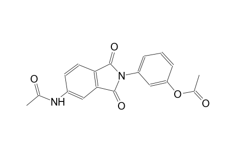 acetamide, N-[2-[3-(acetyloxy)phenyl]-2,3-dihydro-1,3-dioxo-1H-isoindol-5-yl]-