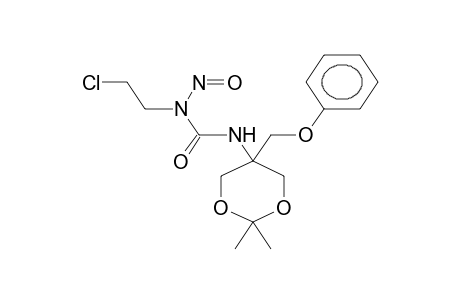 5-PHENOXYMETHYL-5-[3-(2-CHLOROETHYL)-3-NITROSOUREIDO]-2,2-DIMETHYL-1,3-DIOXANE