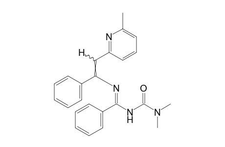 1,1-dimethyl-3-{N-[2-(6-methyl-2-pyridyl)-1-phenylvinyl]benzimidoyl}urea