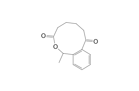 2-Methyl-3-oxabicyclo[8.4.0]tetradeca-11,13-dien-4-9,dione