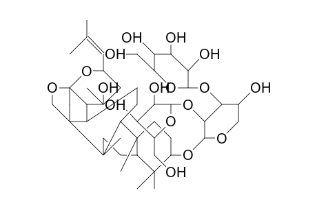 Jujubogenin-3-O.alpha.-L-arabino-furanosyl-(1->2)-[.beta.-D-glucopyranosyl-(1->3).alpha.-L-arabinopyranoside