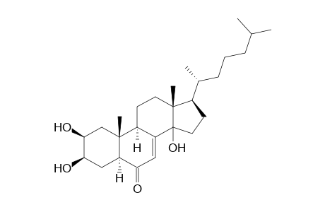(2beta,3beta,5beta)-2,3,14-trihydroxycholest-7-en-6-one
