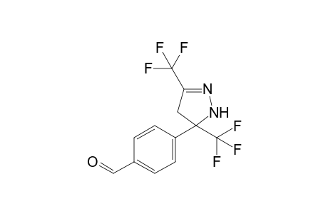4-(3,5-Bis(trifluoromethyl)-4,5-dihydro-1H-pyrazol-5-yl)benzaldehyde