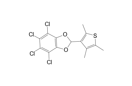 4,5,6,7-Tetrachloro-2-(2,4,5-trimethyl-3-thienyl)-1,3-benzodioxole