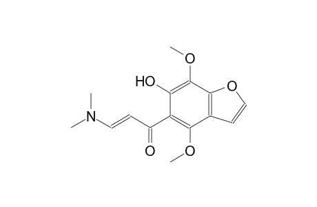 2-propen-1-one, 3-(dimethylamino)-1-(6-hydroxy-4,7-dimethoxy-5-benzofuranyl)-, (2E)-
