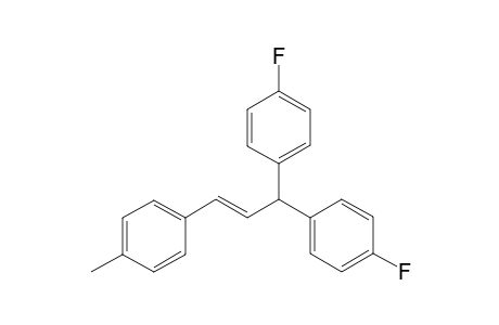 (E)-4,4'-(3-(p-tolyl)prop-2-ene-1,1-diyl)bis(fluorobenzene)