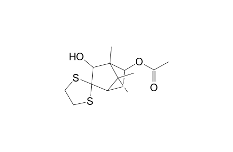 Spiro[bicyclo[2.2.1]heptane-2,2'-[1,3]dithiolane]-3,5-diol, 4,7,7-trimethyl-, 5-acetate, [1R-(1.alpha.,3.beta.,4.alpha.,5.alpha.)]-