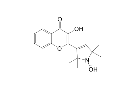 3-Hydroxy-2-(1-oxyl-2,5-dihydro-2,2,5,5-tetramethyl-1H-pyrrol-3-yl)chromen-4-one radical