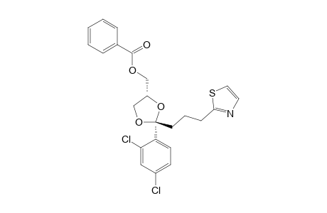 trans-[2-(2,4-DICHLOROPHENYL)-2-[3-(2-THIAZOLYL)-PROPYL]-4-(BENZOYLOXY-METHYL)]-1,3-DIOXOLANE