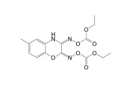6-Methyl-2,3-bis(ethoxycarbonyloxyimino)-2,3-dihydro-4H-1,4-dibenzoxazine