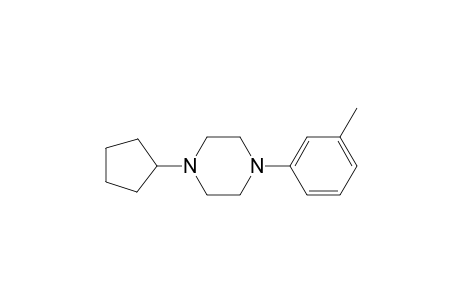 1-Cyclpentyl-4-(3-methylphenyl)piperazine