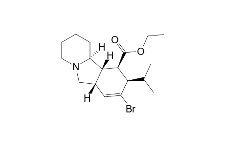 Ethyl (6aS*,9R*,10R*,10aS*,10bS*)-trans-8-bromo-9-isopropyl-1,2,3,4,6,6a,9,10,10a,10b-decahydropyrido[2,1-a]isoindole-10-carboxylate