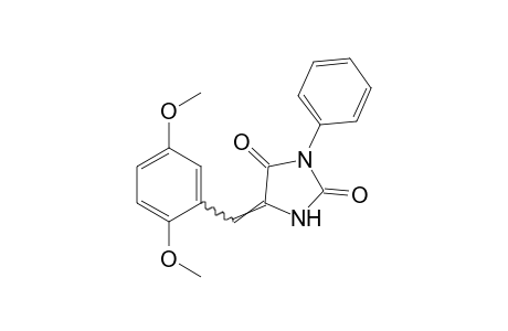 5-(2,5-dimethoxybenzylidene)-3-phenylhydantoin