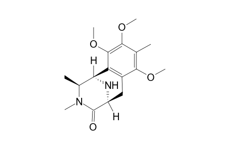 1,2,3,4,5,6-Hexahydro-7,9,10-reimethoxy-2,3,8-trimethyl-(1.beta.,2.beta.,5.alpha.)-1,5-imino-3-benzazocin-4-one