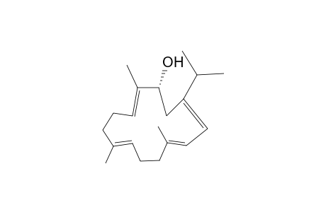 2,6,10,12-Cyclotetradecatetraen-1-ol, 2,6,10-trimethyl-13-(1-methylethyl)-, [S-(all-E)]-